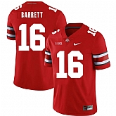 Ohio State Buckeyes 16 J.T. Barrett Red Nike College Football Jersey Dzhi,baseball caps,new era cap wholesale,wholesale hats